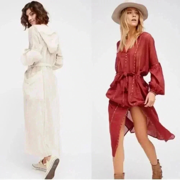 Free people hooded Maxi Dress - Picture 1 of 15